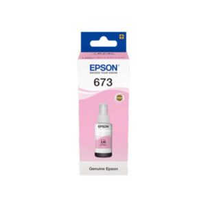 Epson T673 light magenta ink bottle