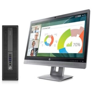 HP Refurbished Elite Desk 800 G2 Core I5-6500 - 8GB RAM -500GB HDD 6th Gen 3.2GHz+ 19" Monitor
