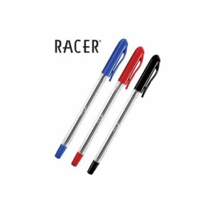 RACER BALL PENS (CLEAR BODY PENS)